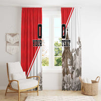 Custom England Rose Window Curtain With Big Ben - Wonder Print Shop