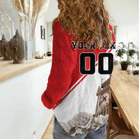 Custom England Rose Women Casual Shirt With Big Ben - Wonder Print Shop