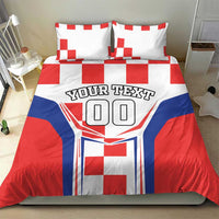 Custom Croatia Checkerboard Bedding Set Simple Style - Wonder Print Shop