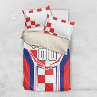 Custom Croatia Checkerboard Bedding Set Simple Style - Wonder Print Shop