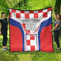 Custom Croatia Checkerboard Quilt Simple Style - Wonder Print Shop