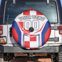 Custom Croatia Checkerboard Spare Tire Cover Simple Style - Wonder Print Shop