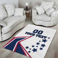 Custom USA Summer Sport 2024 Area Rug Eiffel Tower 2024 - Wonder Print Shop