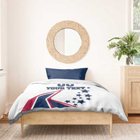 Custom USA Summer Sport 2024 Bedding Set Eiffel Tower 2024 - Wonder Print Shop