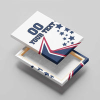 Custom USA Summer Sport 2024 Canvas Wall Art Eiffel Tower 2024 - Wonder Print Shop