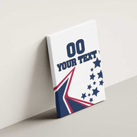 Custom USA Summer Sport 2024 Canvas Wall Art Eiffel Tower 2024 - Wonder Print Shop