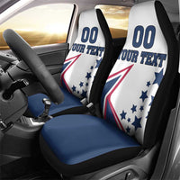 Custom USA Summer Sport 2024 Car Seat Cover Eiffel Tower 2024 - Wonder Print Shop