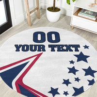 Custom USA Summer Sport 2024 Round Carpet Eiffel Tower 2024