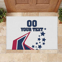 Custom USA Summer Sport 2024 Rubber Doormat Eiffel Tower 2024 - Wonder Print Shop