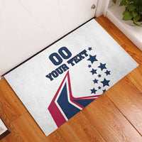 Custom USA Summer Sport 2024 Rubber Doormat Eiffel Tower 2024 - Wonder Print Shop