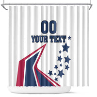 Custom USA Summer Sport 2024 Shower Curtain Eiffel Tower 2024