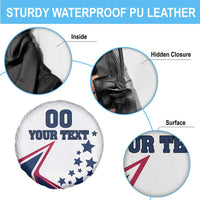 Custom USA Summer Sport 2024 Spare Tire Cover Eiffel Tower 2024 - Wonder Print Shop