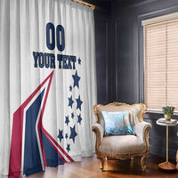 Custom USA Summer Sport 2024 Window Curtain Eiffel Tower 2024 - Wonder Print Shop