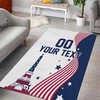 Custom USA Summer Sport 2024 Area Rug Flag Of The United States - Wonder Print Shop