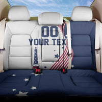 Custom USA Summer Sport 2024 Back Car Seat Cover Flag Of The United States - Wonder Print Shop
