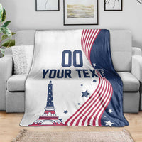 Custom USA Summer Sport 2024 Blanket Flag Of The United States