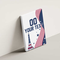 Custom USA Summer Sport 2024 Canvas Wall Art Flag Of The United States - Wonder Print Shop