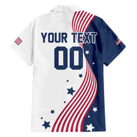 Custom USA Summer Sport 2024 Family Matching Puletasi and Hawaiian Shirt Flag Of The United States - Wonder Print Shop
