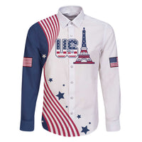 Custom USA Summer Sport 2024 Family Matching Short Sleeve Bodycon Dress and Hawaiian Shirt Flag Of The United States - Wonder Print Shop