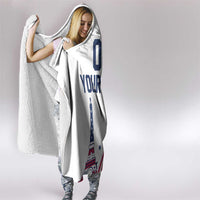 Custom USA Summer Sport 2024 Hooded Blanket Flag Of The United States