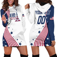 Custom USA Summer Sport 2024 Hoodie Dress Flag Of The United States - Wonder Print Shop