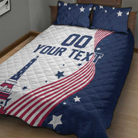 Custom USA Summer Sport 2024 Quilt Bed Set Flag Of The United States - Wonder Print Shop