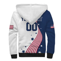 Custom USA Summer Sport 2024 Sherpa Hoodie Flag Of The United States - Wonder Print Shop