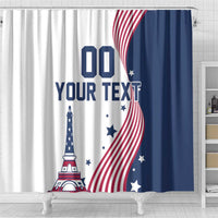 Custom USA Summer Sport 2024 Shower Curtain Flag Of The United States