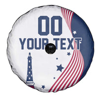 Custom USA Summer Sport 2024 Spare Tire Cover Flag Of The United States - Wonder Print Shop