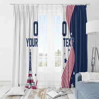 Custom USA Summer Sport 2024 Window Curtain Flag Of The United States - Wonder Print Shop
