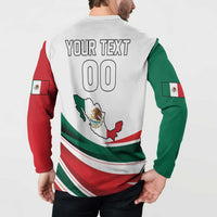 Custom Mexico Independence Day Button Sweatshirt El Grito De Independencia - Wonder Print Shop