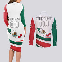 Custom Mexico Independence Day Couples Matching Long Sleeve Bodycon Dress and Long Sleeve Button Shirt El Grito De Independencia - Wonder Print Shop
