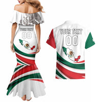Custom Mexico Independence Day Couples Matching Mermaid Dress and Hawaiian Shirt El Grito De Independencia - Wonder Print Shop