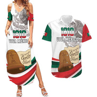 Custom Mexico Independence Day Couples Matching Summer Maxi Dress and Hawaiian Shirt El Grito De Independencia - Wonder Print Shop