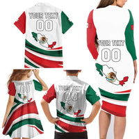 Custom Mexico Independence Day Family Matching Long Sleeve Bodycon Dress and Hawaiian Shirt El Grito De Independencia - Wonder Print Shop
