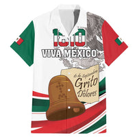 Custom Mexico Independence Day Family Matching Mermaid Dress and Hawaiian Shirt El Grito De Independencia - Wonder Print Shop