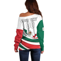 Custom Mexico Independence Day Off Shoulder Sweater El Grito De Independencia - Wonder Print Shop