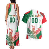 Custom Mexico Independence Day Couples Matching Tank Maxi Dress and Hawaiian Shirt Monumento A La Independencia - Wonder Print Shop