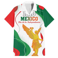 Custom Mexico Independence Day Family Matching Puletasi and Hawaiian Shirt Monumento A La Independencia - Wonder Print Shop
