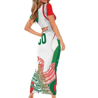 Custom Mexico Independence Day Family Matching Short Sleeve Bodycon Dress and Hawaiian Shirt Monumento A La Independencia - Wonder Print Shop