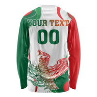 Custom Mexico Independence Day Long Sleeve Shirt Monumento A La Independencia - Wonder Print Shop