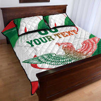 Custom Mexico Independence Day Quilt Bed Set Monumento A La Independencia - Wonder Print Shop