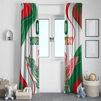 Custom Mexico Independence Day Window Curtain Monumento A La Independencia - Wonder Print Shop