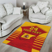 Custom Spain Coat Of Arms Area Rug Sport Style - Wonder Print Shop