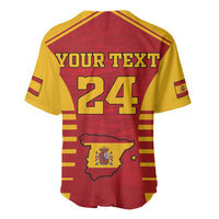 Custom Spain Coat Of Arms Baseball Jersey Sport Style - Wonder Print Shop