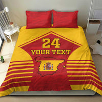 Custom Spain Coat Of Arms Bedding Set Sport Style - Wonder Print Shop
