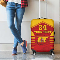 Custom Spain Coat Of Arms Luggage Cover Sport Style - Wonder Print Shop