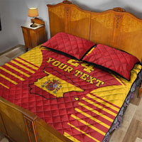 Custom Spain Coat Of Arms Quilt Bed Set Sport Style - Wonder Print Shop