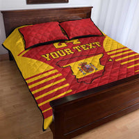Custom Spain Coat Of Arms Quilt Bed Set Sport Style - Wonder Print Shop