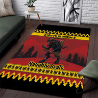 Merry Krampus Germany Area Rug Frohe Weihnachten - Wonder Print Shop